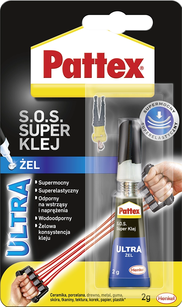 Супер клей гель Pattex Супер клей гель 2 г