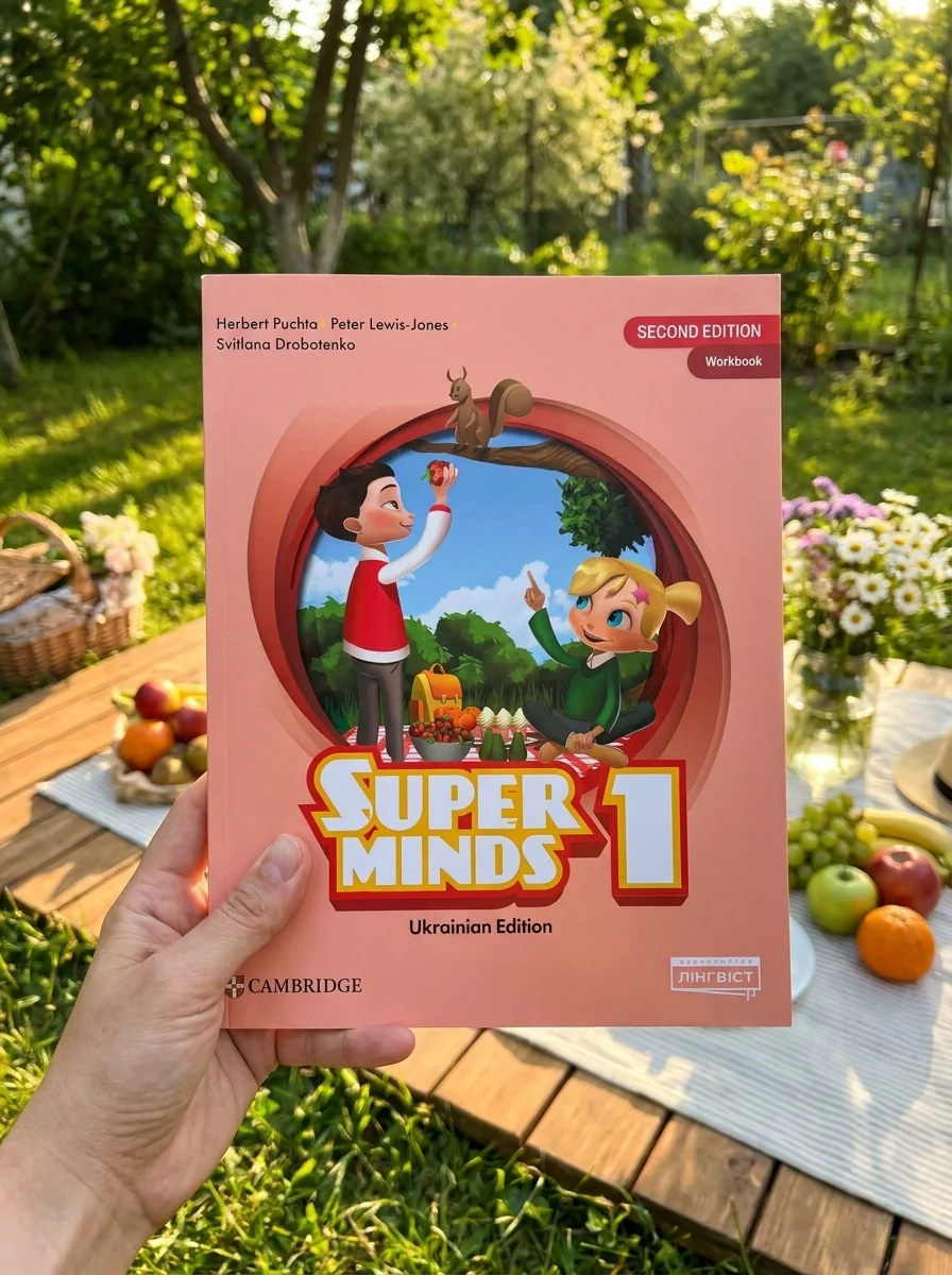 Super Minds 1. Workbook (for Ukraine, НУШ) — Герберт Пухта, обкладинка
