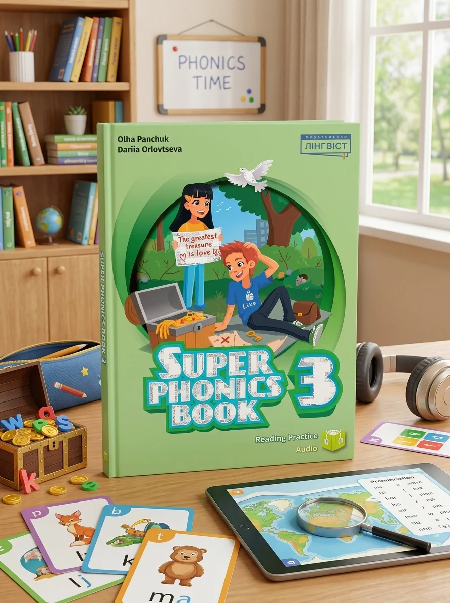 Super Minds 3. Super Phonics Book (Ukrainian edition) — Вивчення мов