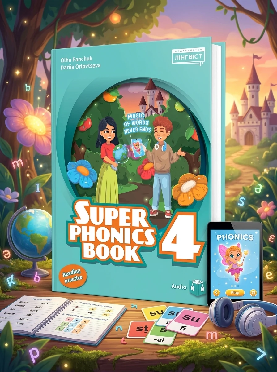Super Minds НУШ 4 Super Phonics Book (Ukrainian edition) — Вивчення мов