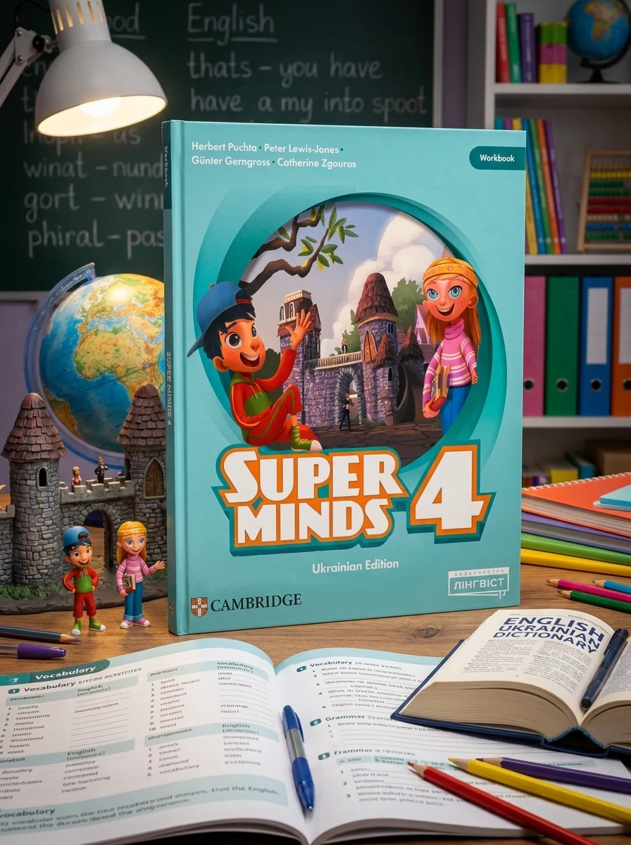 Super Minds (Ukrainian edition) НУШ 4 Workbook