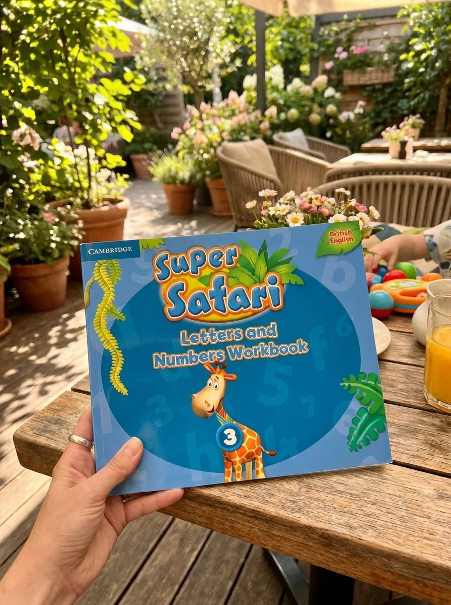 Super Safari 3 Letters and Numbers Workbook, обкладинка