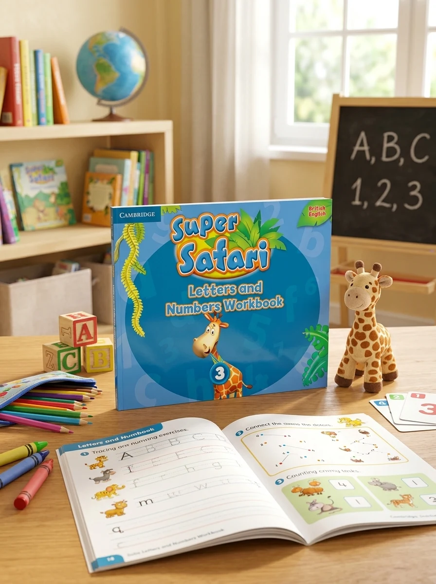Super Safari 3 Letters and Numbers Workbook — Вивчення мов