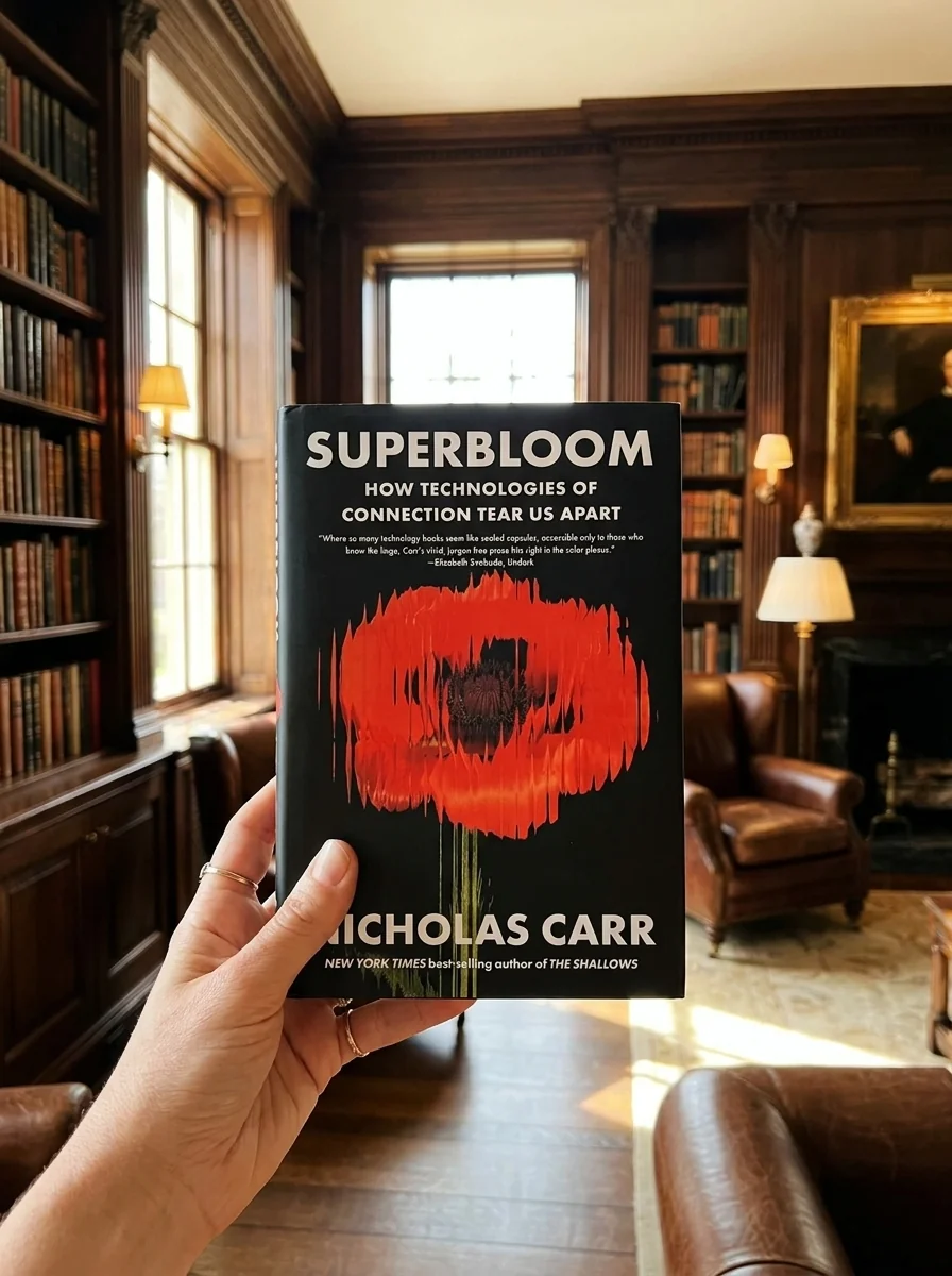 Superbloom: How Technologies of Connection Tear Us Apart — Ніколас Карр, обкладинка