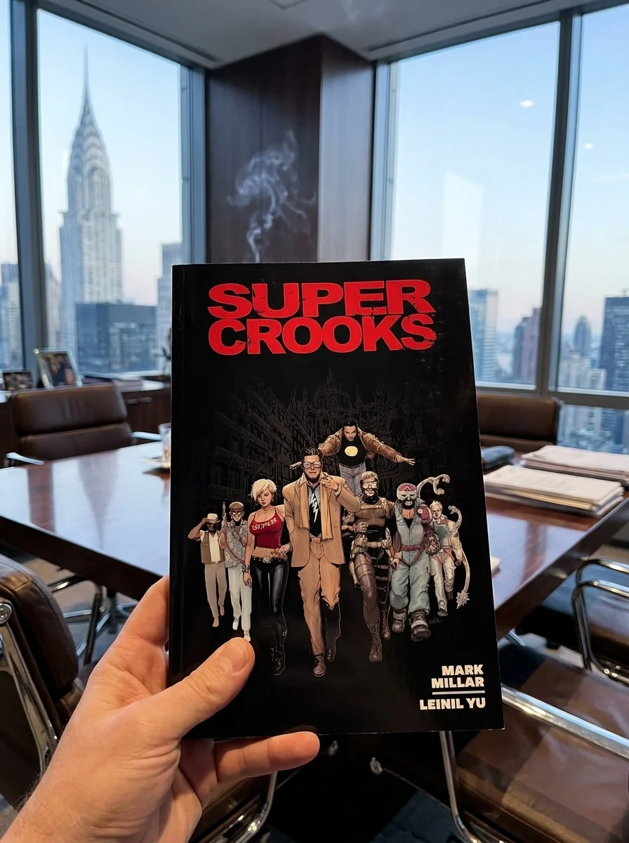 Supercrooks — Марк Міллар, обкладинка