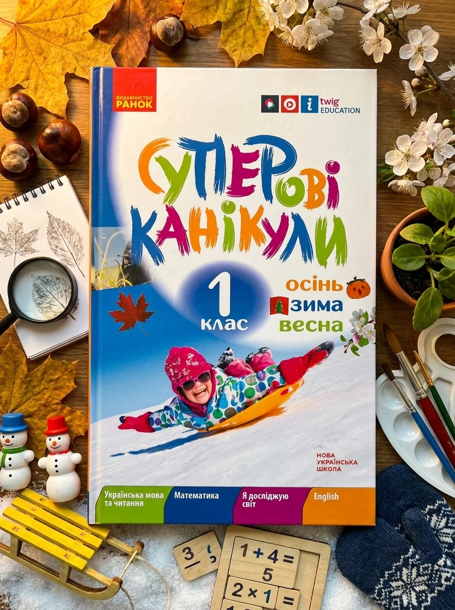 Суперові канікули. 1 клас. Осінь. Зима. Весна — Дитяча література