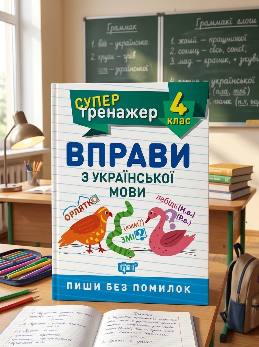 Супертренажер. 4 клас. Вправи з української мови, — Вивчення мов