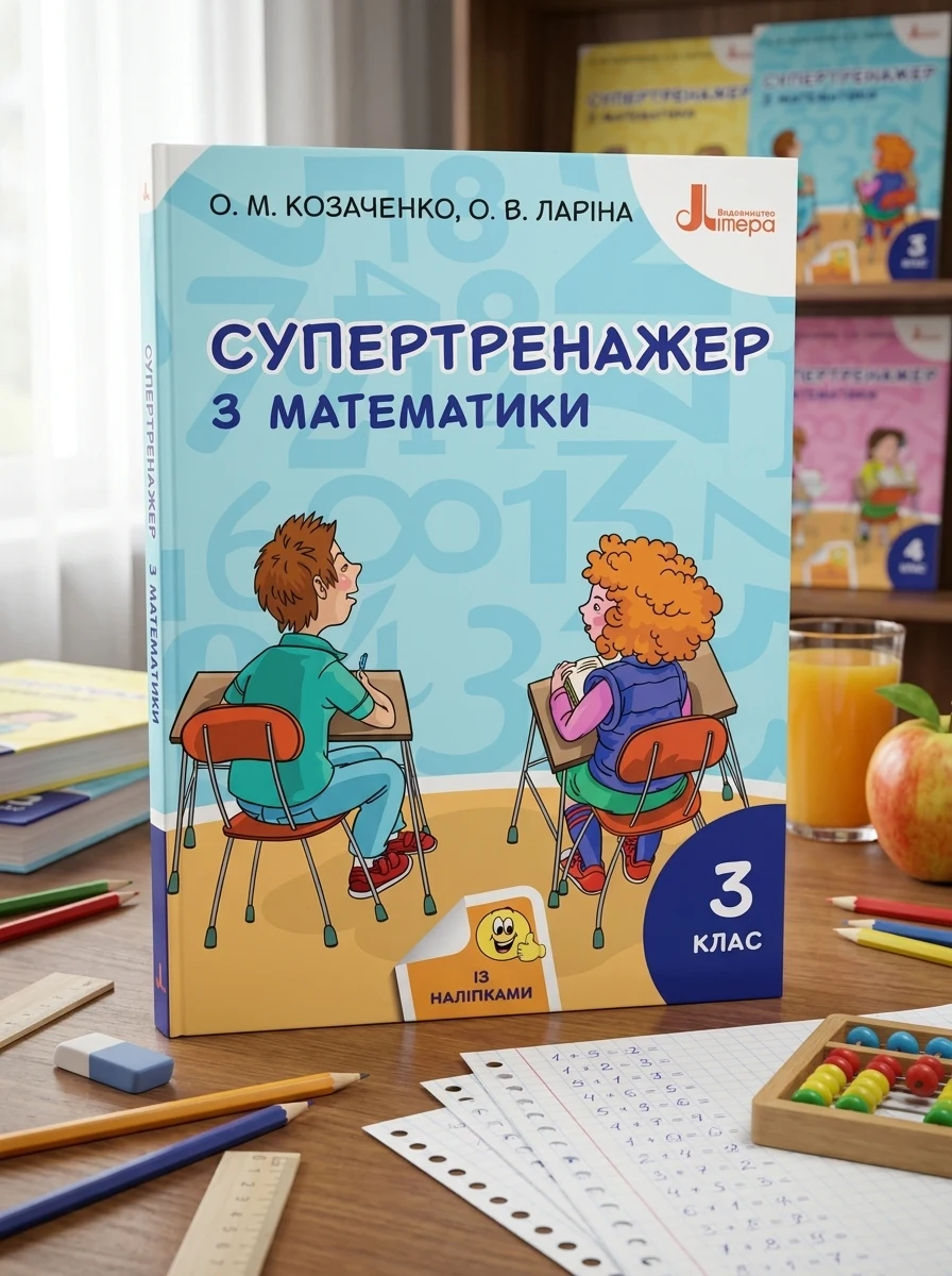 Супертренажер з математики 3 клас — Дитяча література