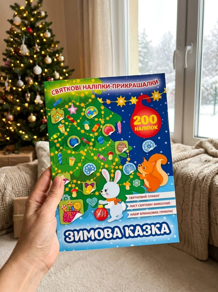 Святкові наліпки-прикрашалки. Зимова казка — фото 2