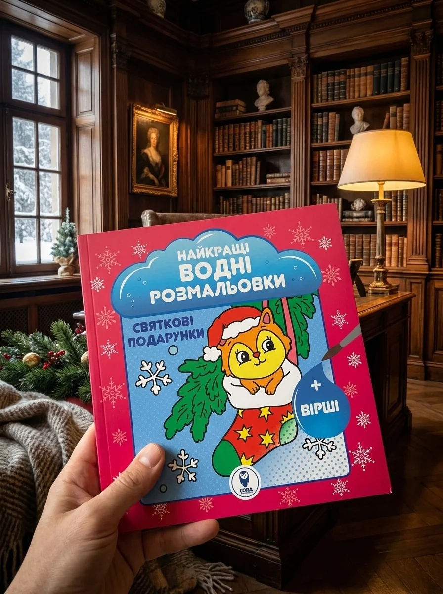 Святкові подарунки. Найкращі водні розмальовки | купити книгу онлайн