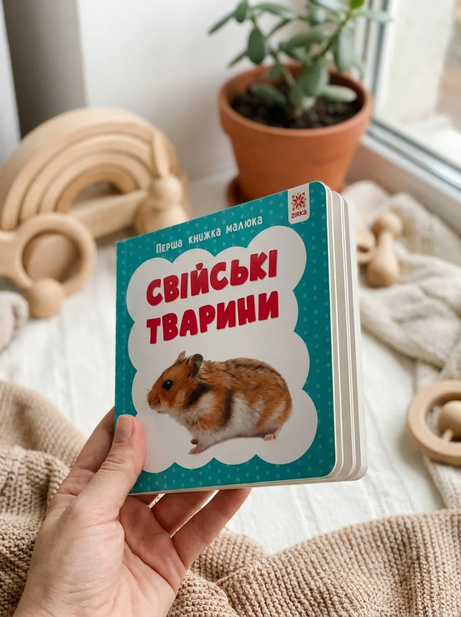 Свійські тварини. Перша книжка малюка — Дитяча література