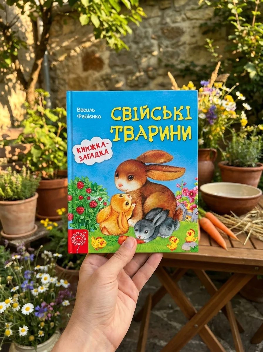 Свіські тварини. Книжка-загадка — Дитячі вірші