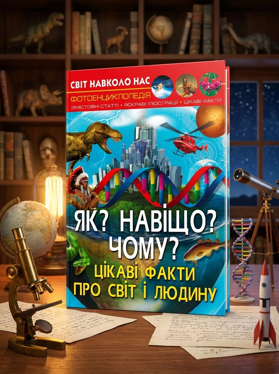 Світ навколо нас. Як? Навіщо? Чому? Цікаві факти про світ і людину — Наука та психологія