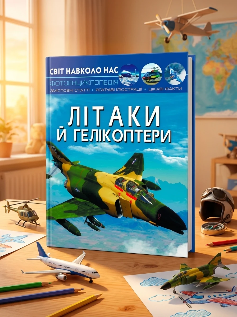 Світ навколо нас. Літаки й гелікоптери, — Дитяча література