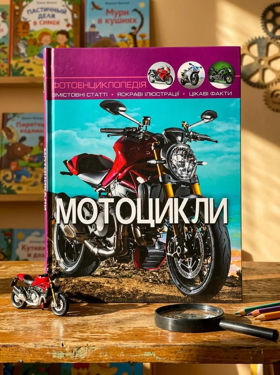 Світ навколо нас. Мотоцикли, — Дитяча література