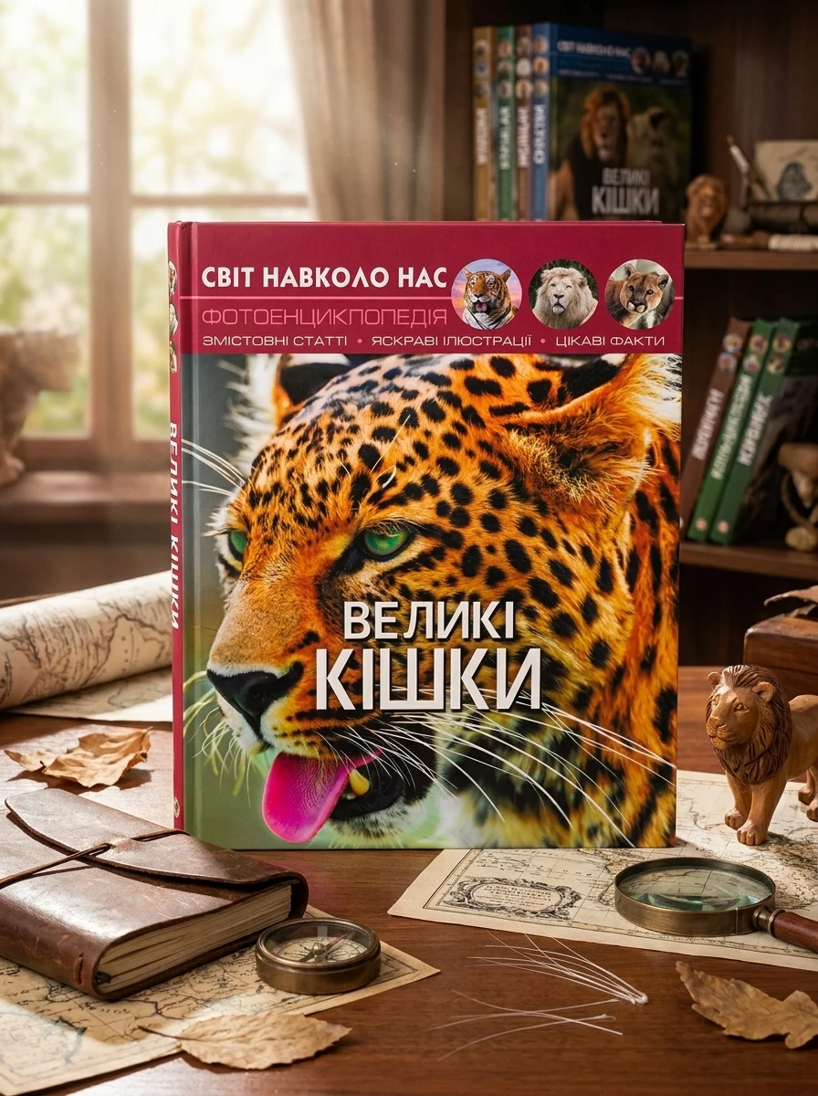 Світ навколо нас. Великі кішки, — Дитяча література