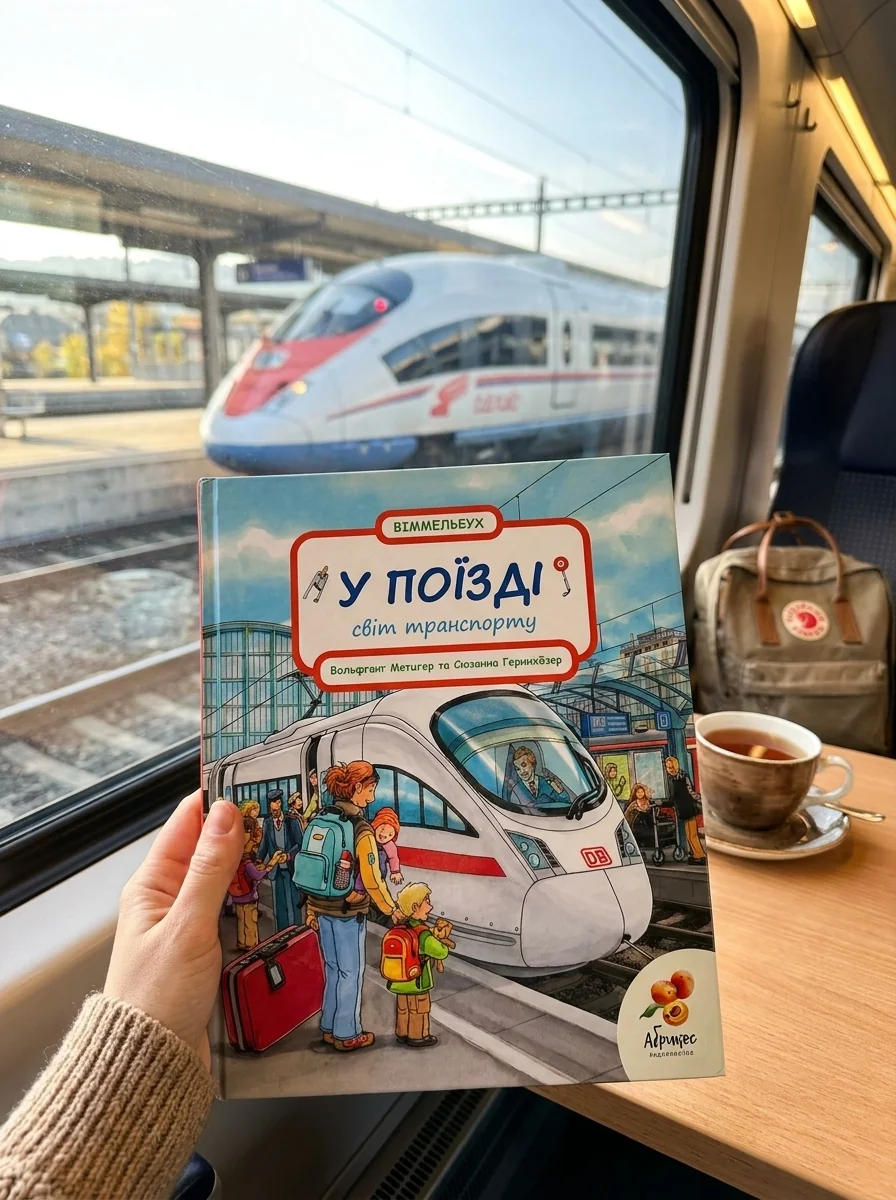 Світ транспорту. У поїзді — Дитяча література