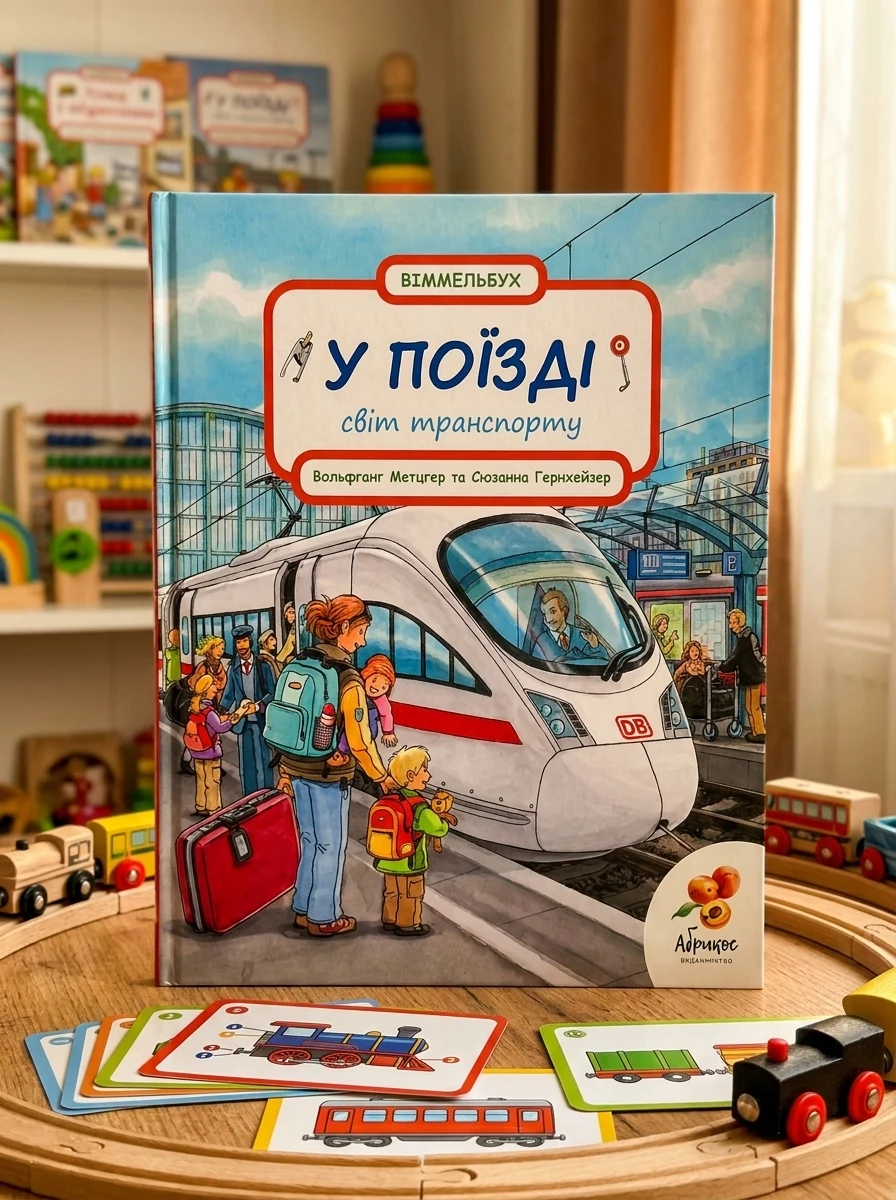 Світ транспорту. У поїзді — Дитяча література