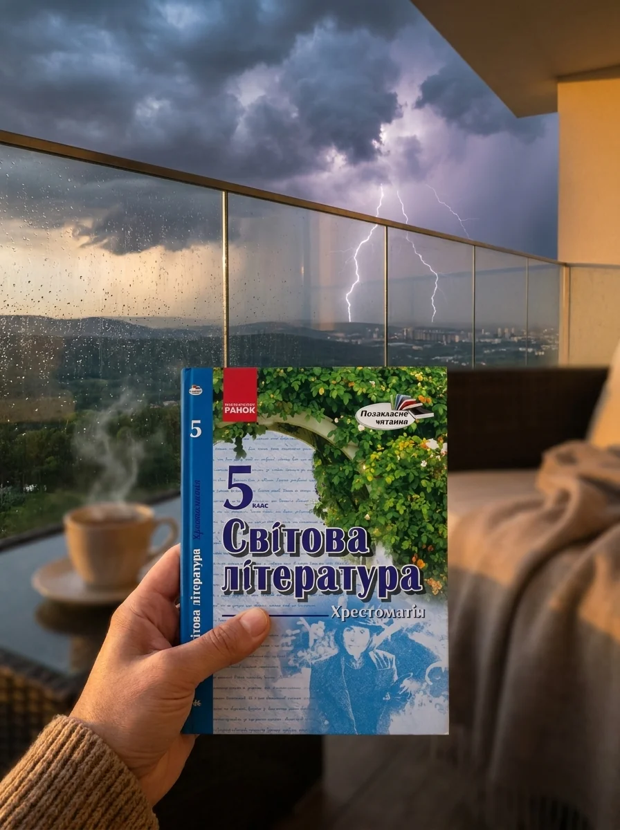 Світова література 5 клас. Хрестоматія — Ірина Столій, обкладинка