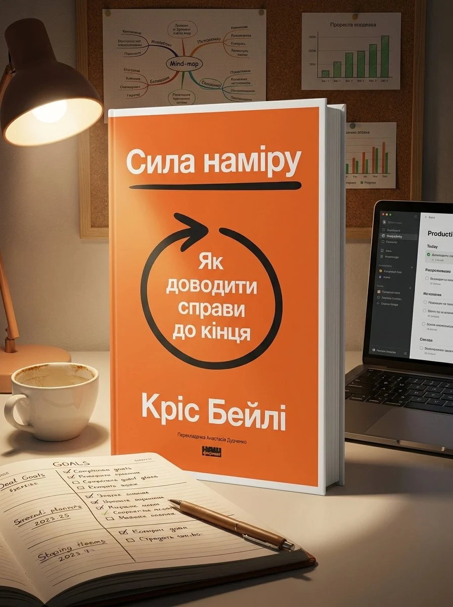 Сила наміру. Як доводити справи до кінця — Бейлі К., обкладинка