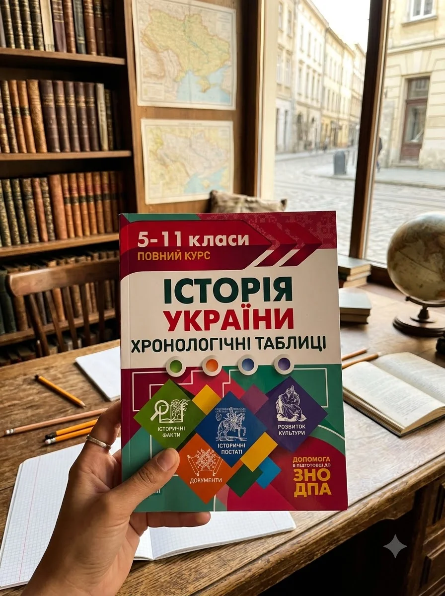 Таблиці та схеми. Історія України. Хронологічні таблиці. 5-11 класи, до ДПА, ЗНО — фото 2