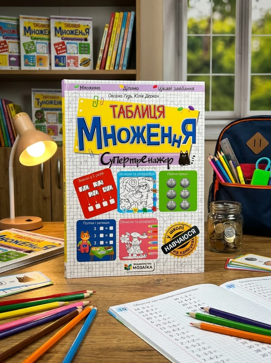 Таблиця множення. Супертренажер — Дитяча література