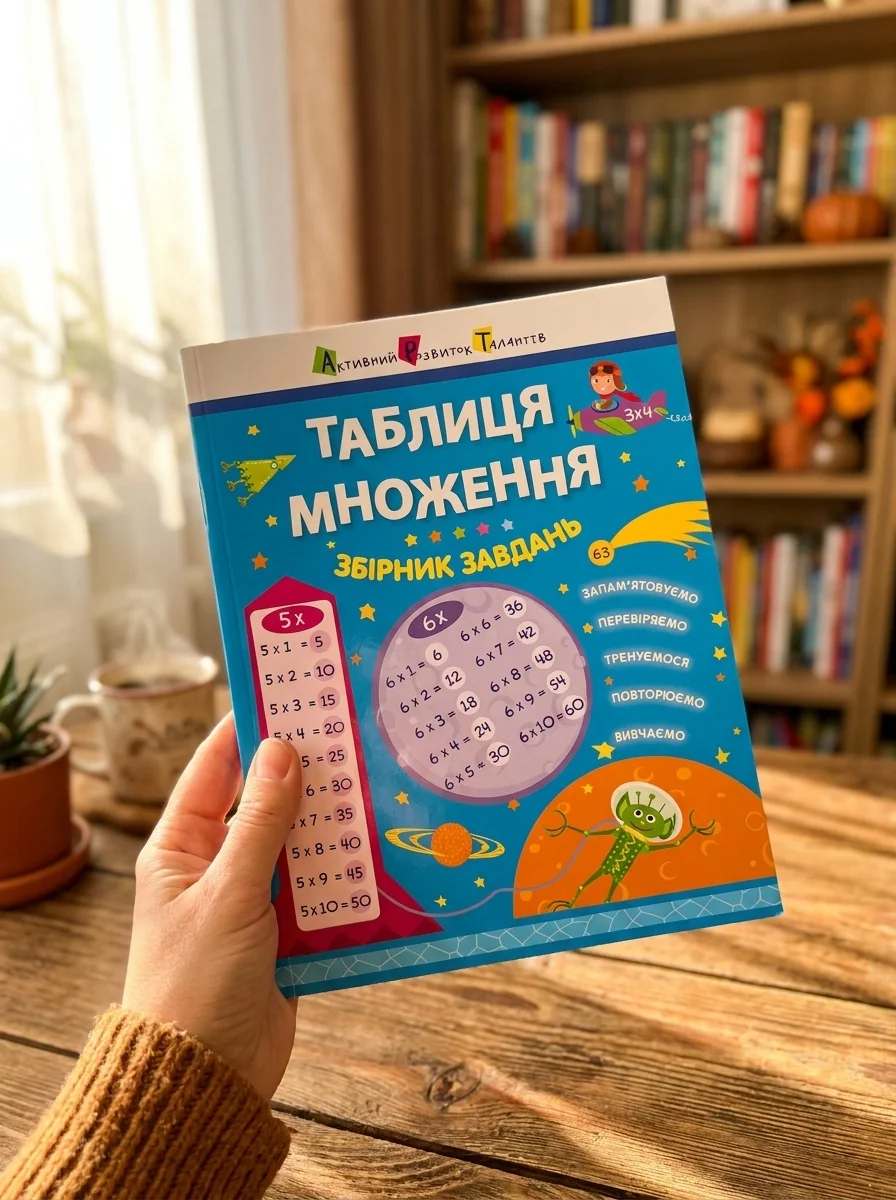 Таблиця множення. Збірник завдань — Розвивальні книги