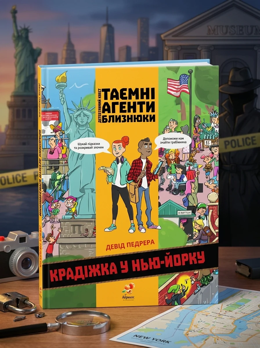 Таємні агенти Близнюки. Крадіжка у Нью-Йорку — Дитяча література