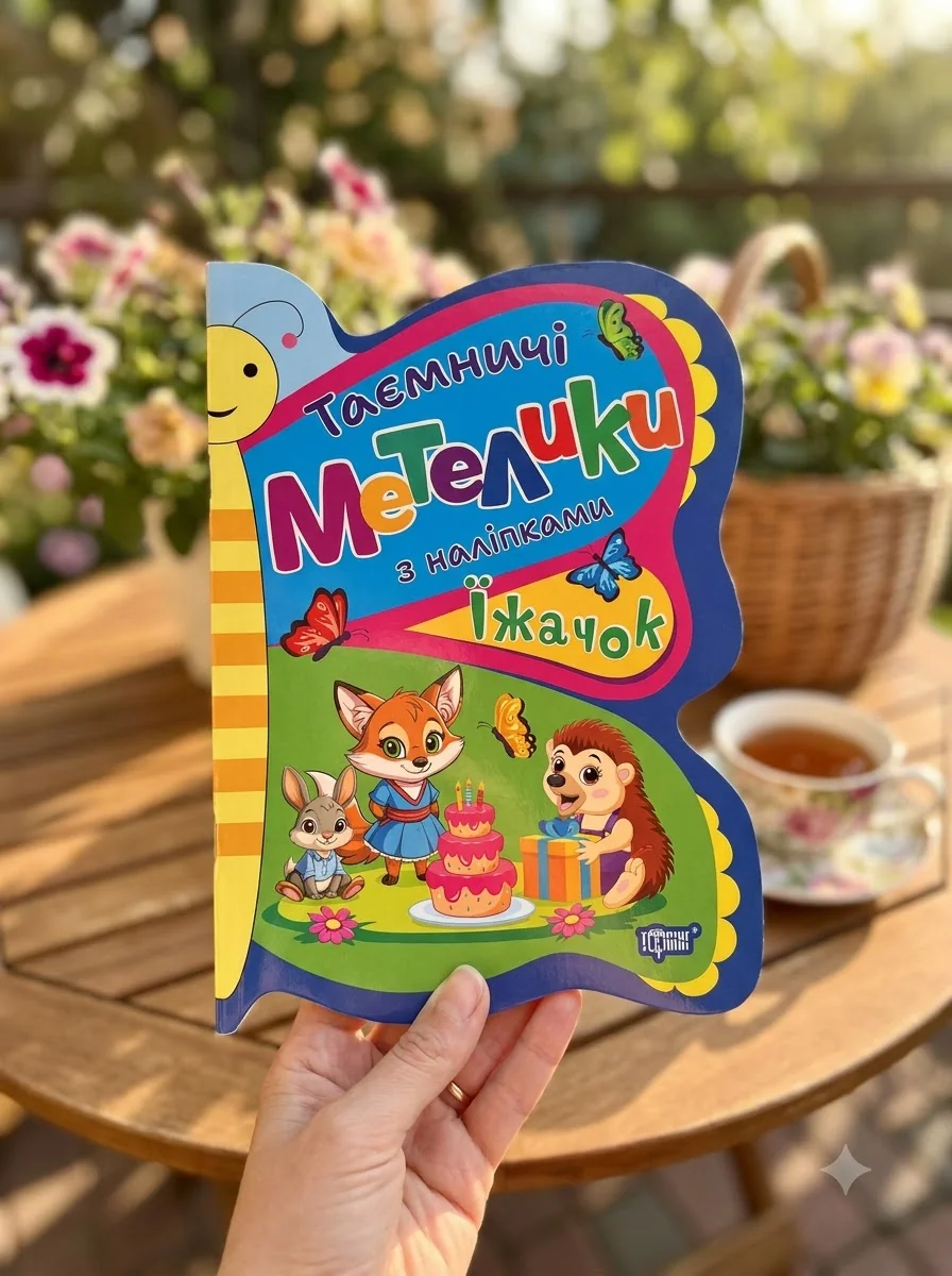 Таємничі метелики. Їжачок — Людмила Кієнко, обкладинка