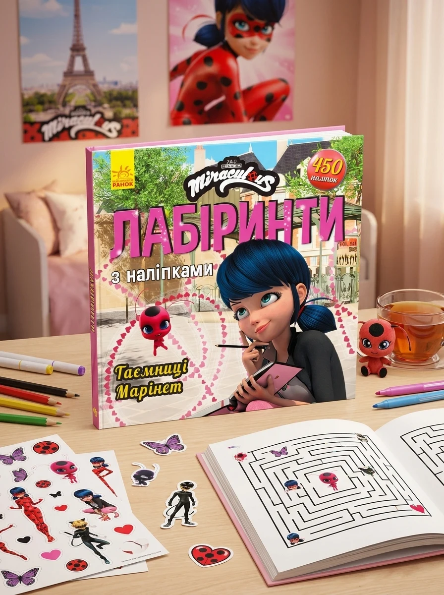 Таємниця Марінет. Леді БаҐ. Лабіринти з наліпками, — Комікси та манґи