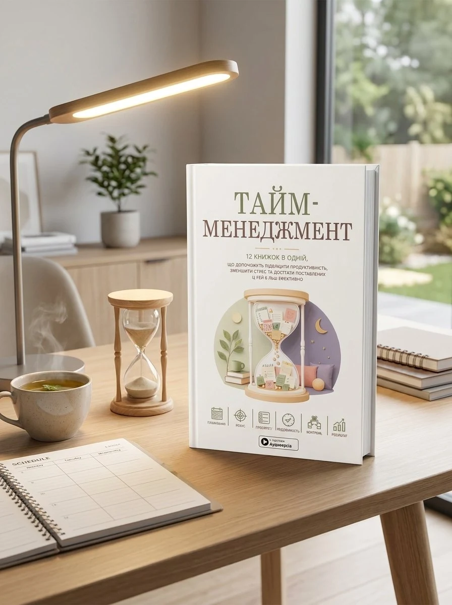 Тайм-менеджмент. Збірник самарі українською мовою (м'яка обкладинка) + аудіокнижка, фото 2
