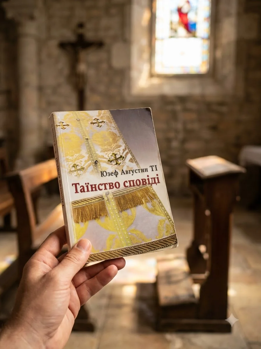 Таїнство сповіді — Юзеф Авґустин, обкладинка