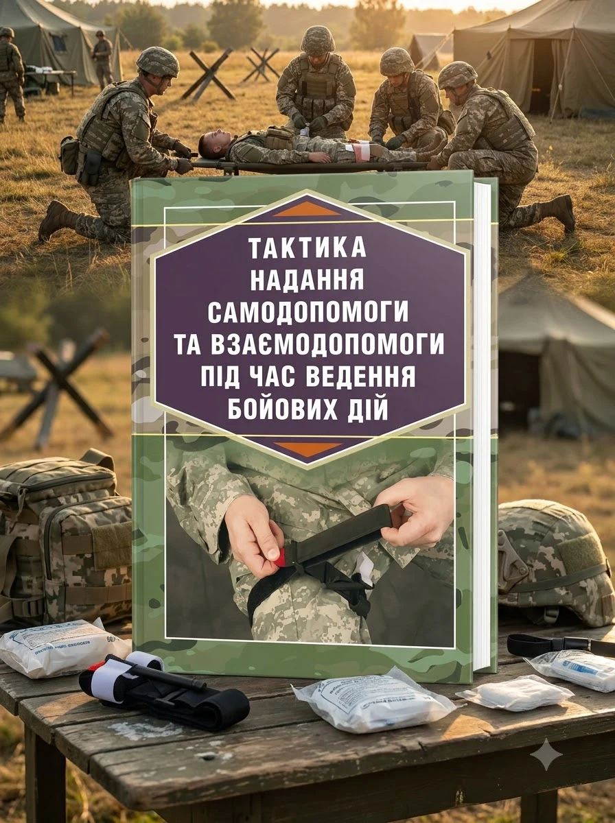 Тактика надання самодопомоги та взаємодопомоги під час ведення бойових дій — Р.С. Троцький, обкладинка