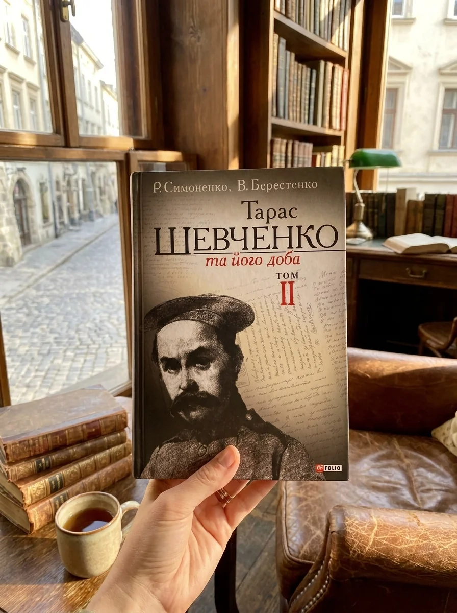 Тарас Шевченко та його доба. Том 2 — Рем Симоненко, обкладинка