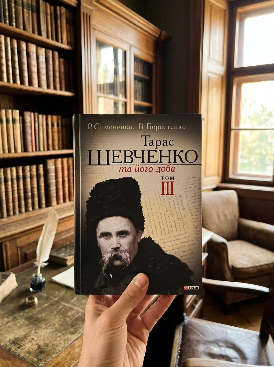 Тарас Шевченко та його доба. Том 3 — Рем Симоненко, обкладинка