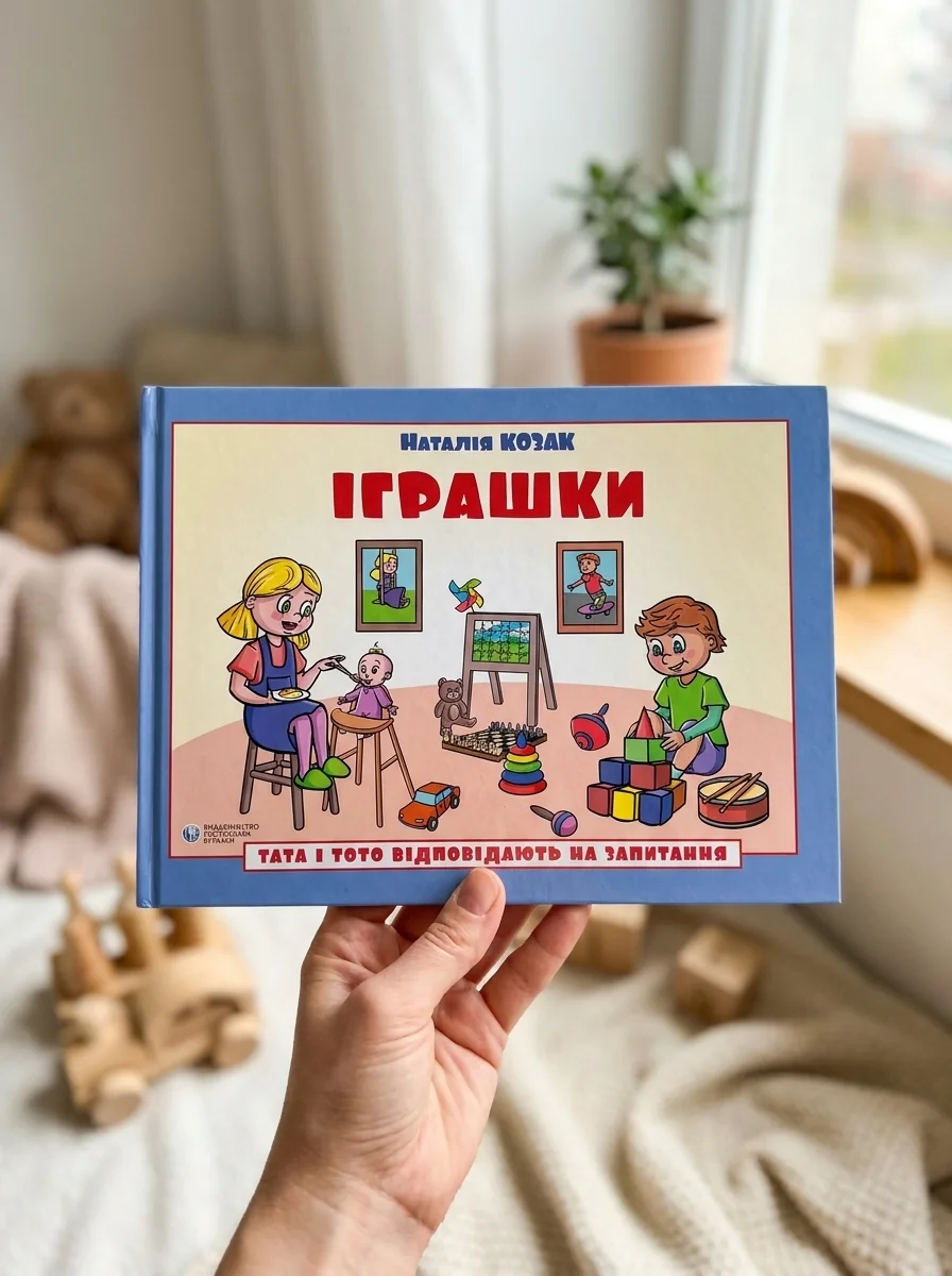 Іграшки. Тата і Тото відповідають на запитання: посібник для дітей 6–7 років — Українська дитяча література