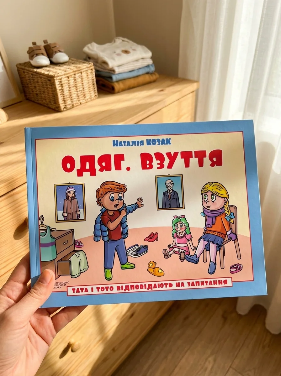 Одяг. Взуття. Тата і Тото відповідають на запитання. Посібник для дітей 6–7 років — Українська дитяча література
