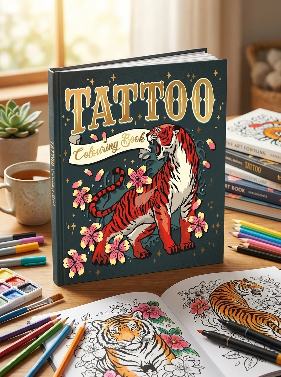 Tattoo Colouring Book — Комікси та манґи