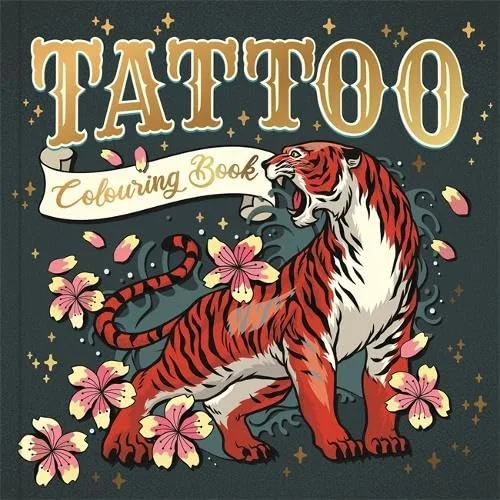 Tattoo Colouring Book,