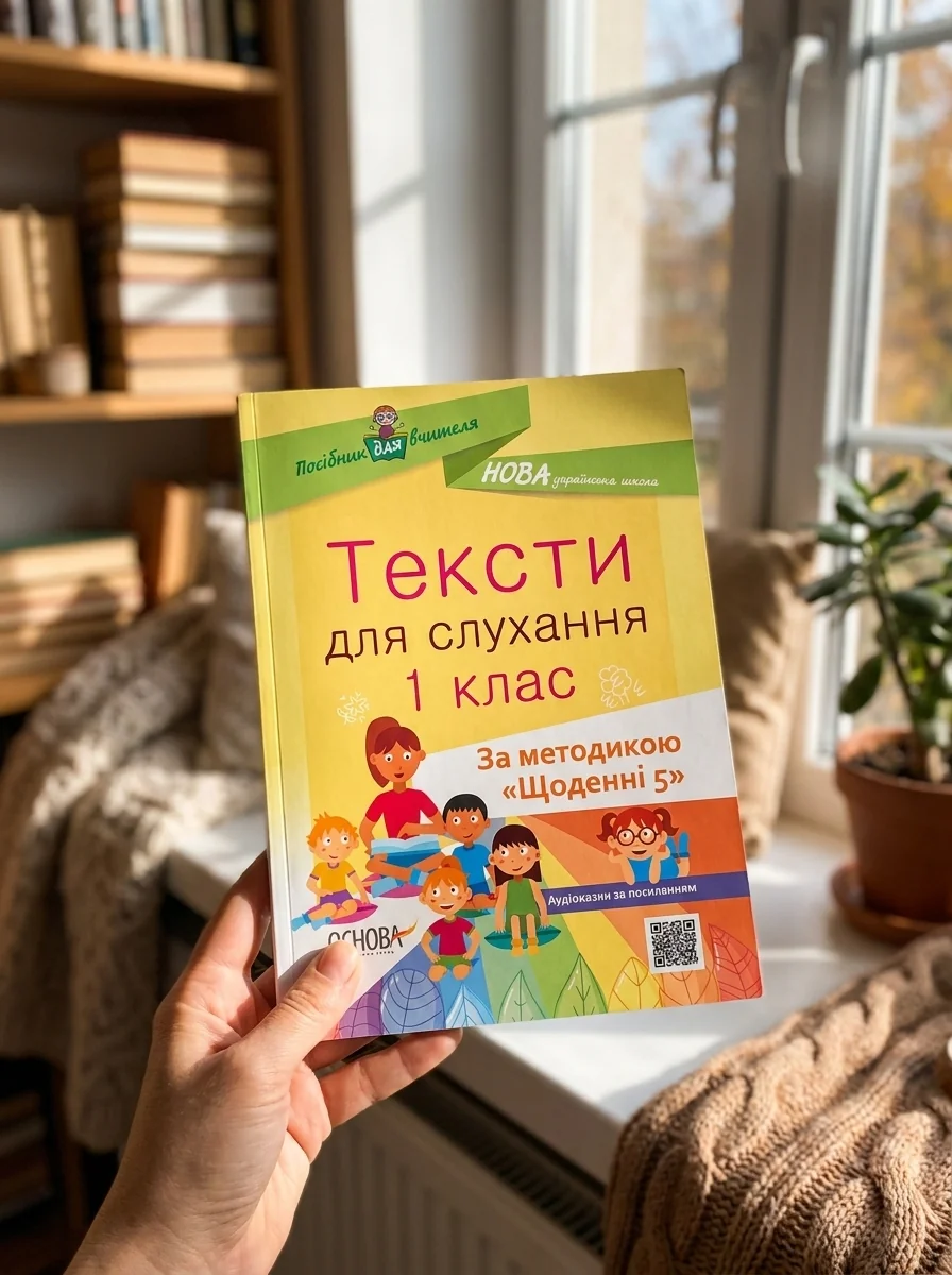 Тексти для слухання. 1 клас. За методикою Щоденні 5. Посібник для вчителя. — Вивчення мов