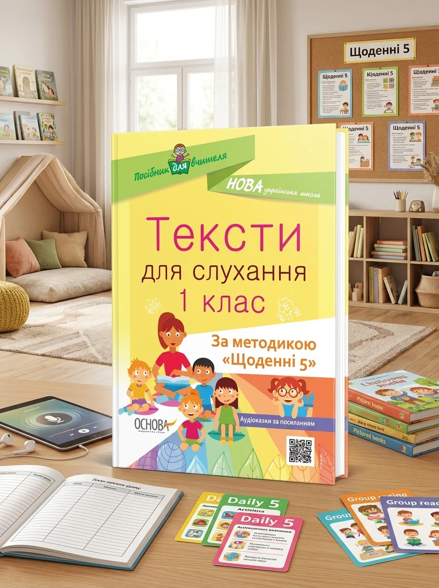 Тексти для слухання. 1 клас. За методикою Щоденні 5. Посібник для вчителя., — Вивчення мов