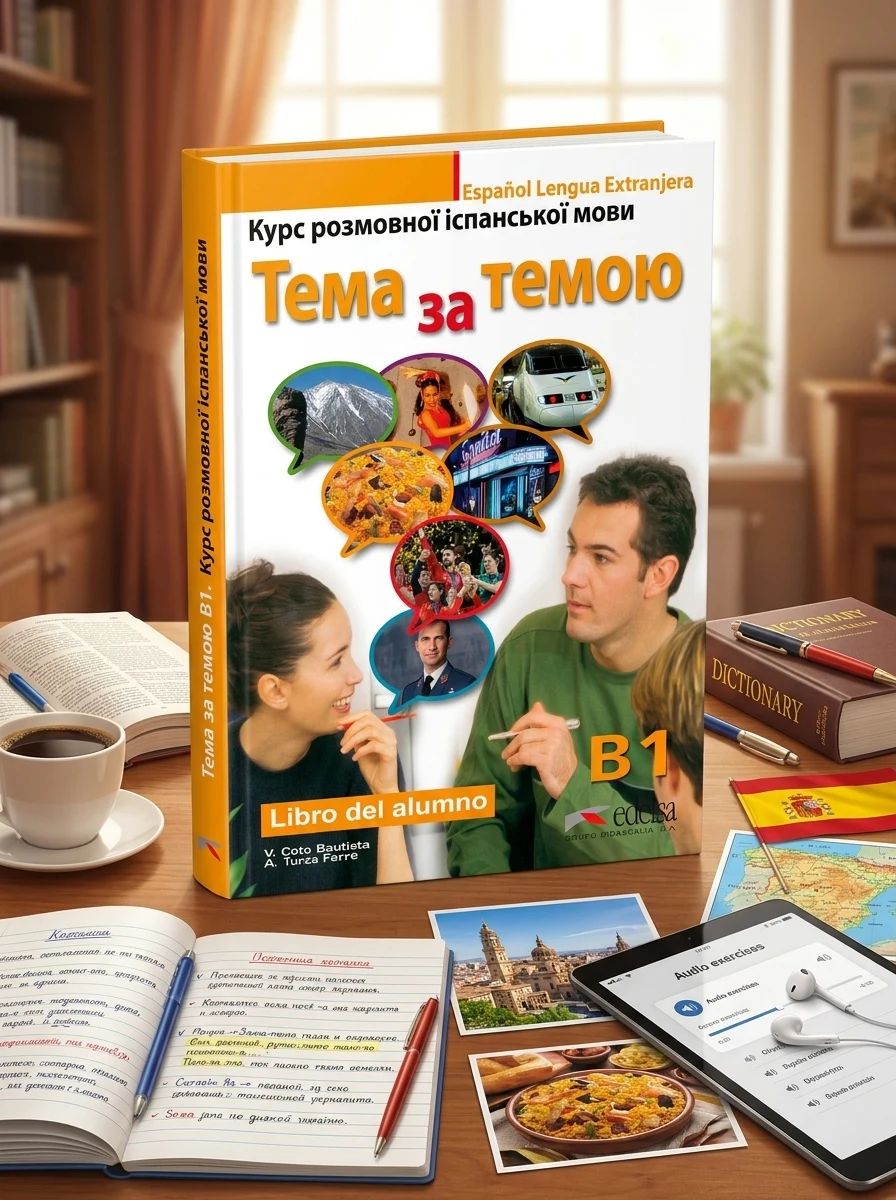 Tema a tema B1 Libro del alumno — Вивчення мов