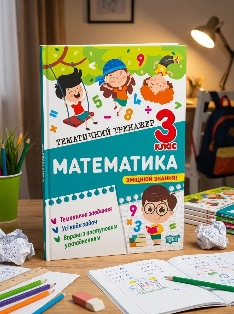 Тематичний тренажер. Математика. 3 клас — Дитяча література