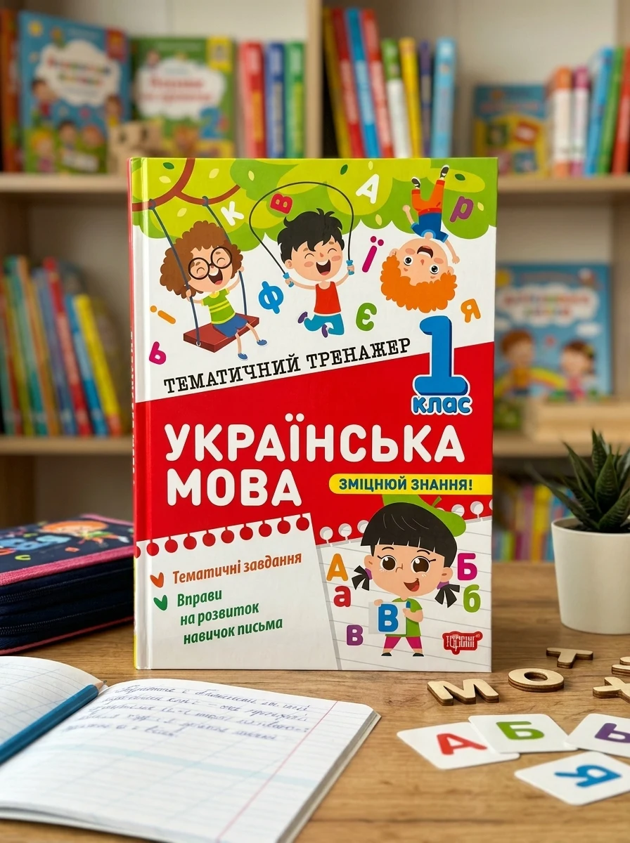 Тематичний тренажер. Українська мова. 1 клас — Вивчення мов