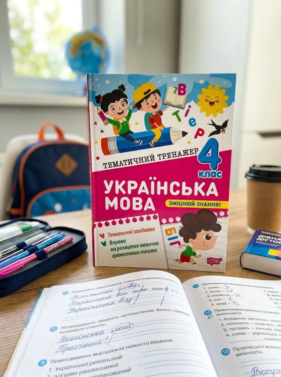 Тематичний тренажер. Українська мова. 4 клас — Вивчення мов