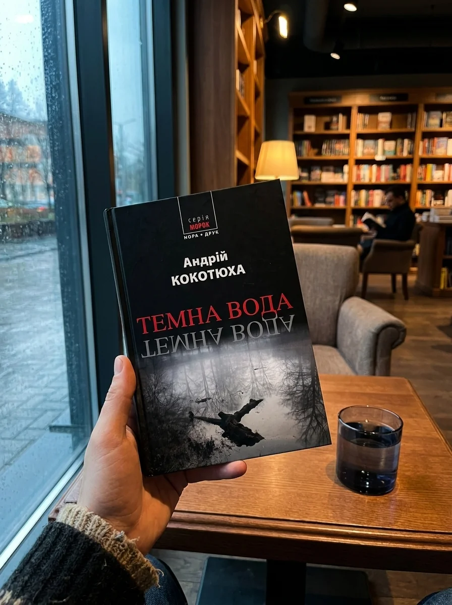 Темна вода — Андрій Кокотюха, обкладинка