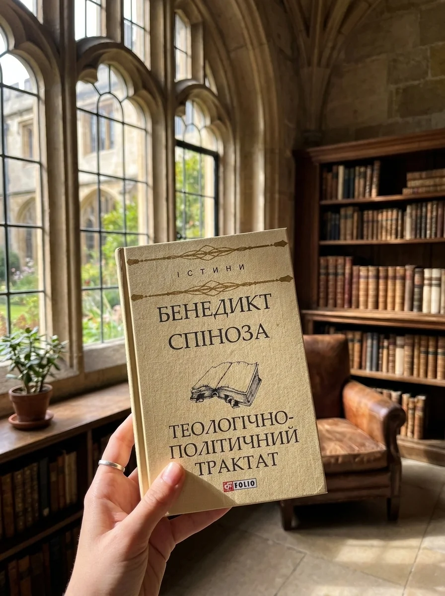 Теологічно-політичний трактат — Бенедикт Спіноза, обкладинка