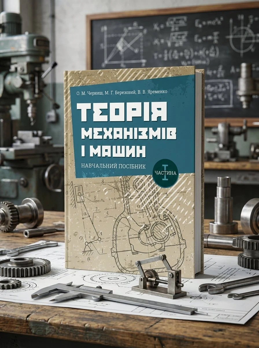 Теорія механізмів і машин. Частина 1. — Черниш О.М., обкладинка