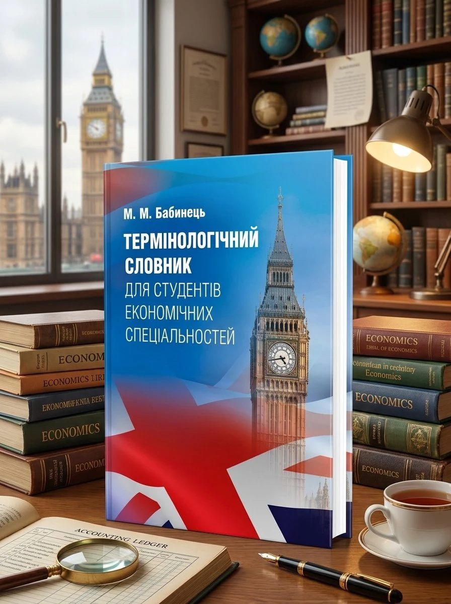 Термінологічний словник для студентів економічних спеціальностей Словник — Бабинець М.М., обкладинка