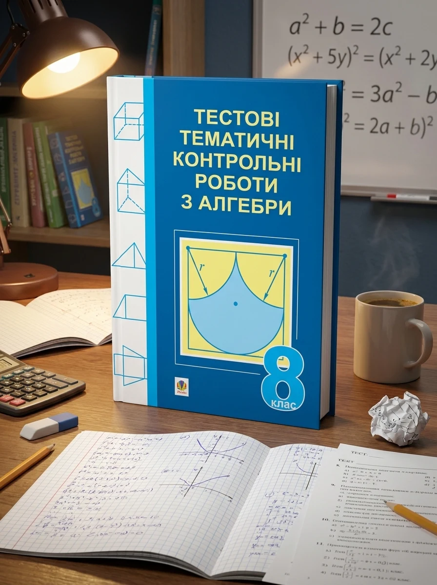 Тестові тематичні контрольні роботи з алгебри. 8 клас — фото 2